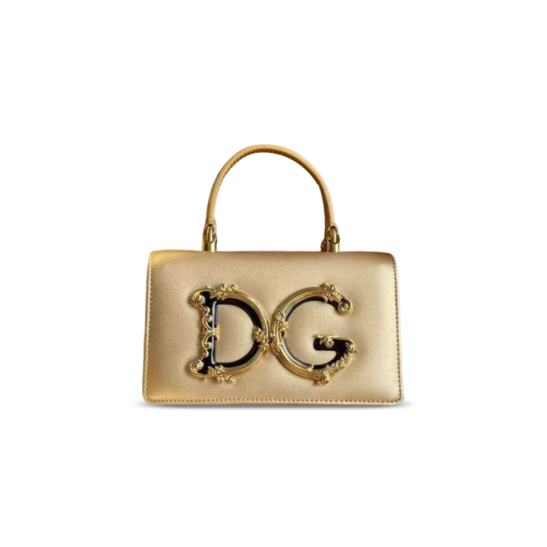 DOLCE GABBANA LEATHER SHOULDER BAG (18*10*5cm)